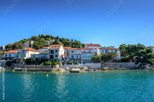 Mediterranean coast landscape in Dalmatia. Kornati islands:SIBENIK,CROATIA,May 28,2017