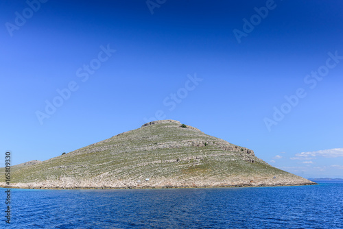 It is one of many islands of Kornati arhipelago, a national park in Croatia, located in central Dalmatia, in the Adriatic Sea.SIBENIK,CROATIA,May 28,2017 photo