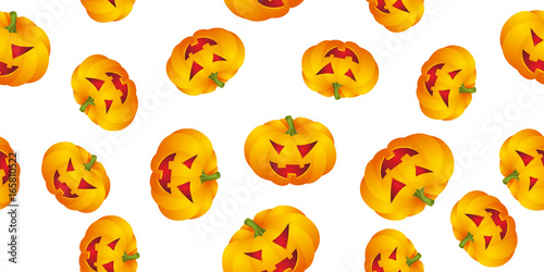 Halloween background with pumpkins