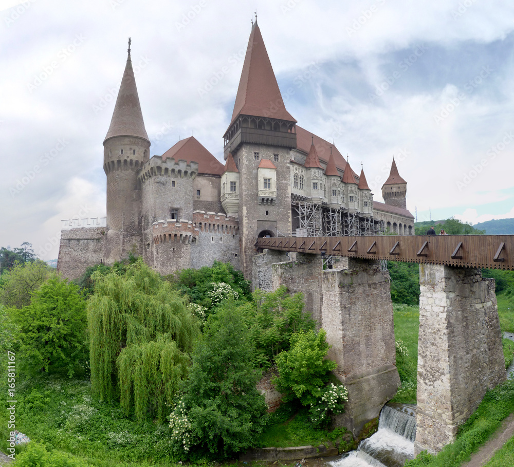 Burg Corvin Corvinus in Hunedoara Eisenmarkt Vajdahunyad Rumänien