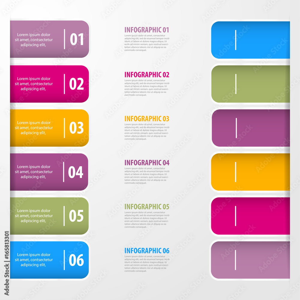 Business Infographics design template illustration