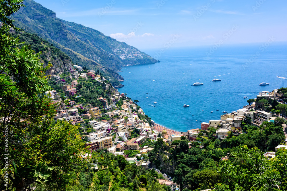 Scenic View of Amalfi Coastline