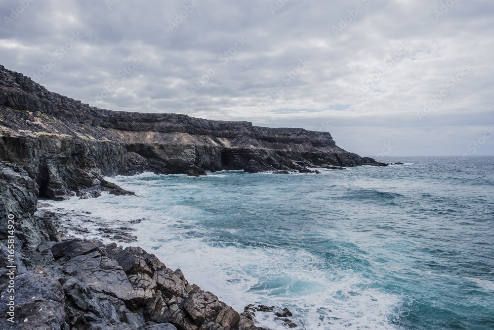 Stormy coast, Cuevas de los Molinos, Fuerteventura