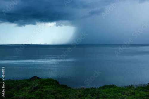 Rain Storm in Tampa Bay, Florida