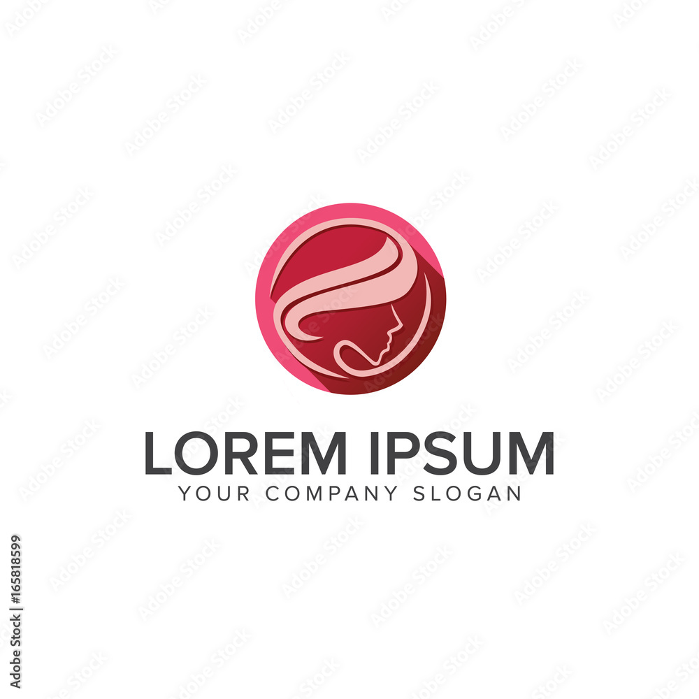 beautiful women Logos. Spa ,Cosmetics and beauty logo design concept template beautiful women Logos. Spa ,Cosmetics and beauty logo design concept template