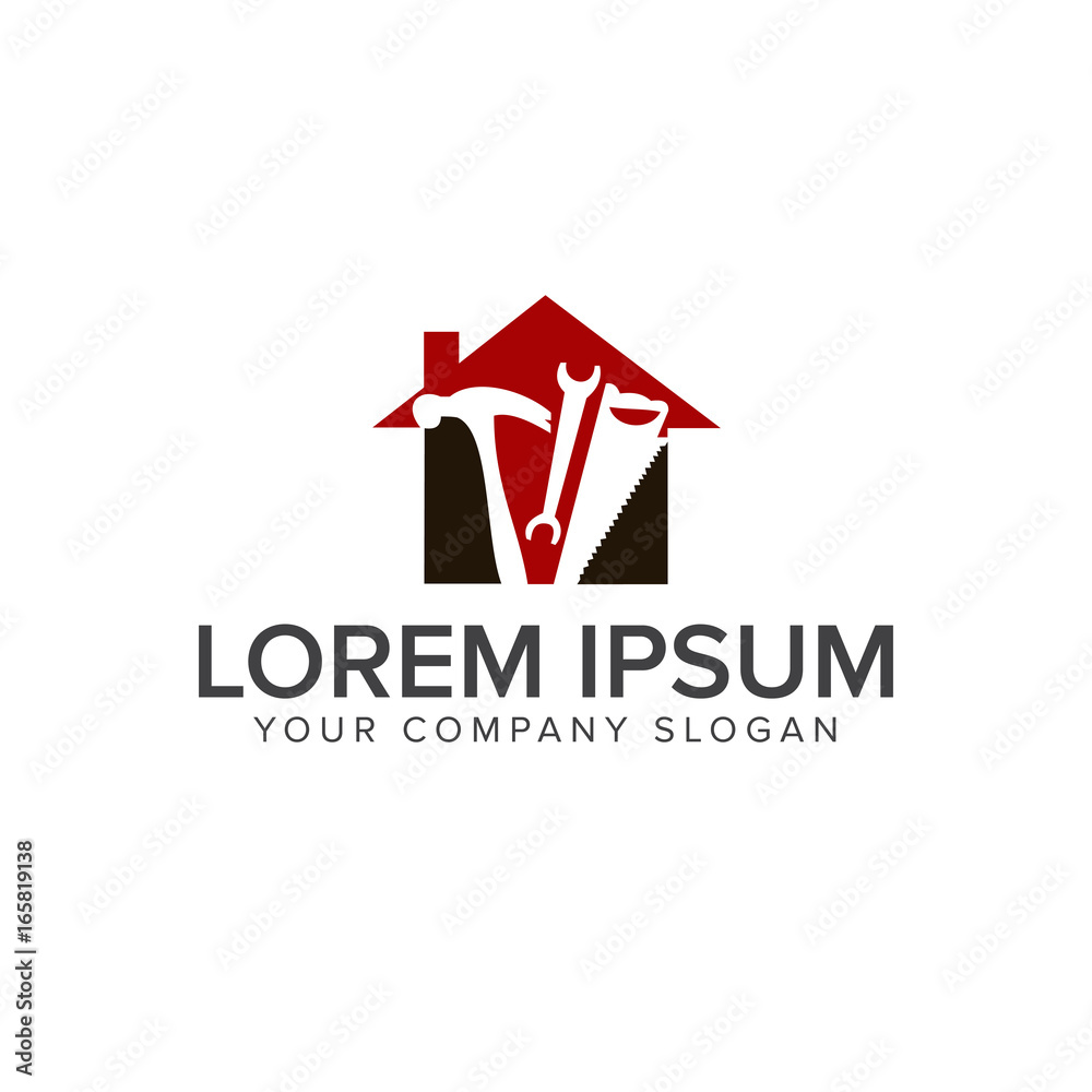 construction tool logo design concept template construction tool logo design concept template