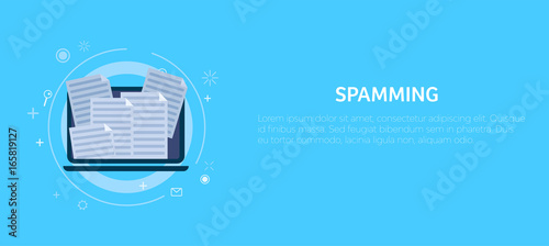 Spamming in computer mail