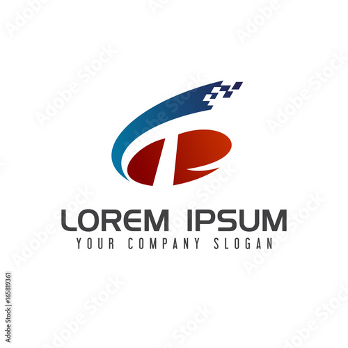 Free Download letter t logo. technology logo design concept template - GFXLoad