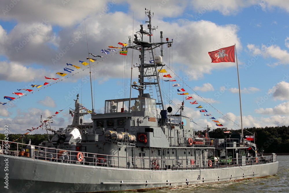 A ship in Klaipėda port