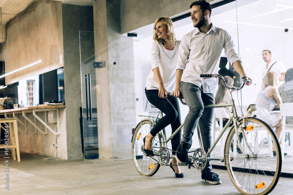 Business in motion, partnership Business in motion, partnership