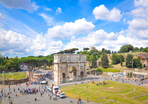 Arch of Constantine in Rome, Italy