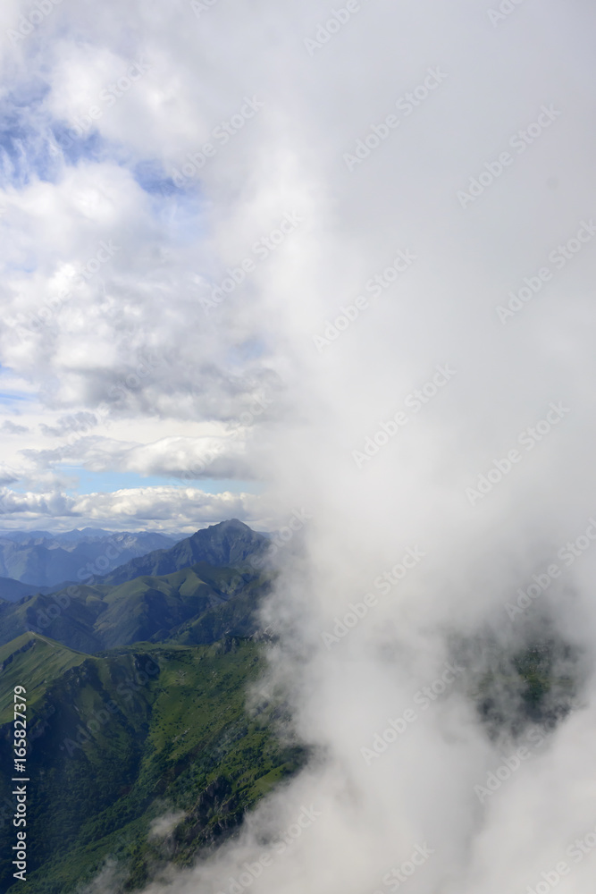 into the clouds, Orobie, Italy