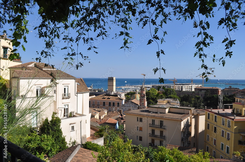 Obraz premium Salerno - Widok z Ogrodu Minerwy