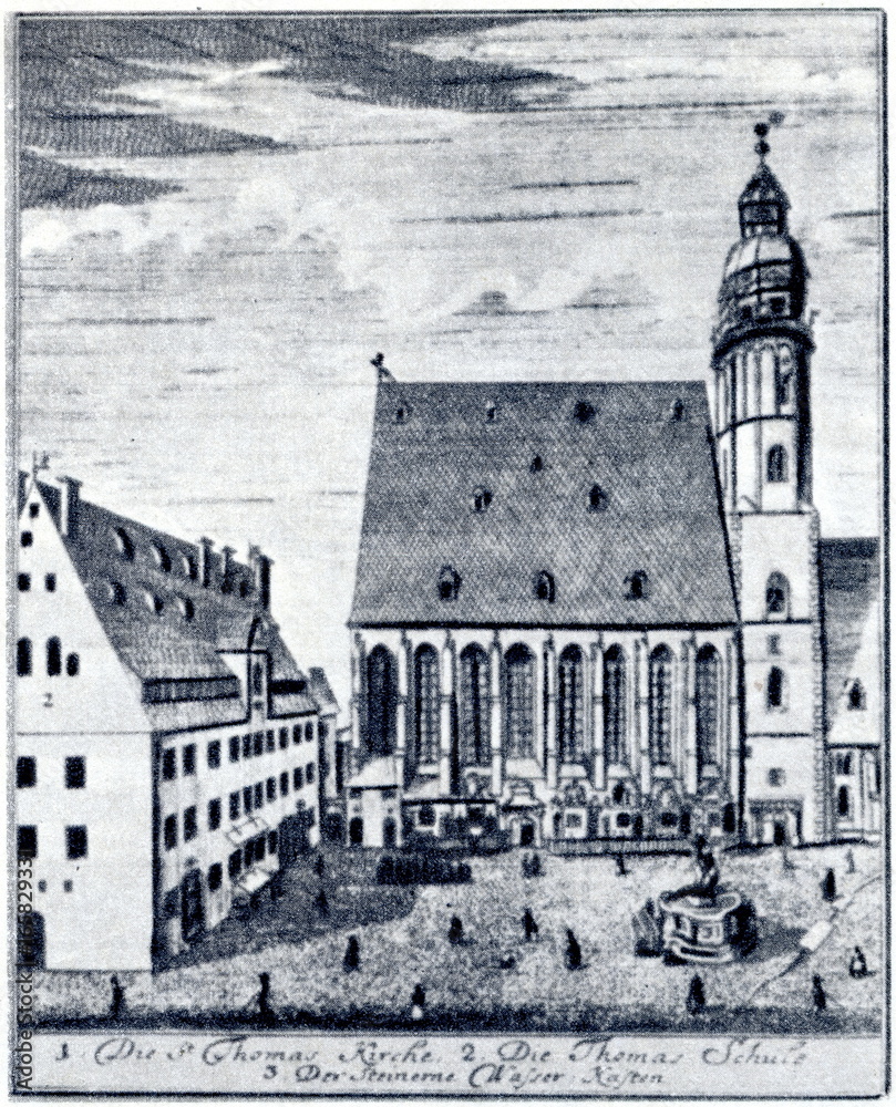 St. Thomas Church and St. Thomas School, Leipzig
