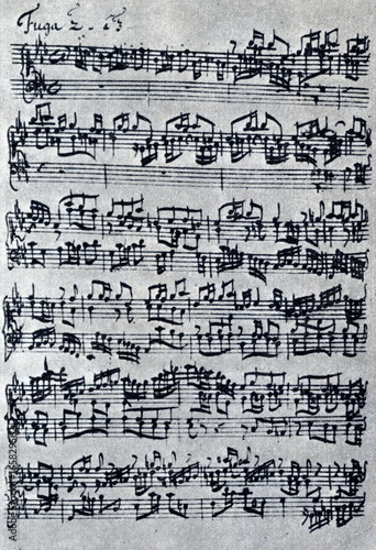 Page from Bach's "Well-Tempered Clavier"