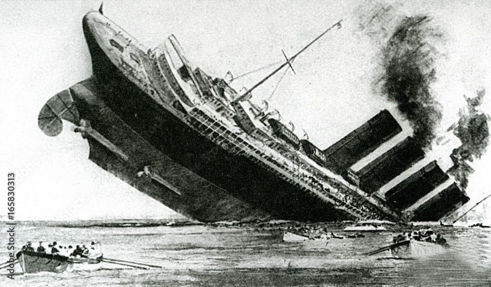 Sinking of the ocean liner
