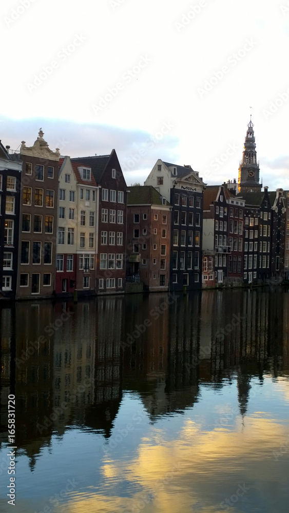 Amsterdam city view