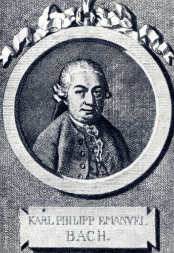 Carl Philipp Emanuel Bach (1714 – 1788), German Classical period musician and composer, son of Johann Sebastian Bach