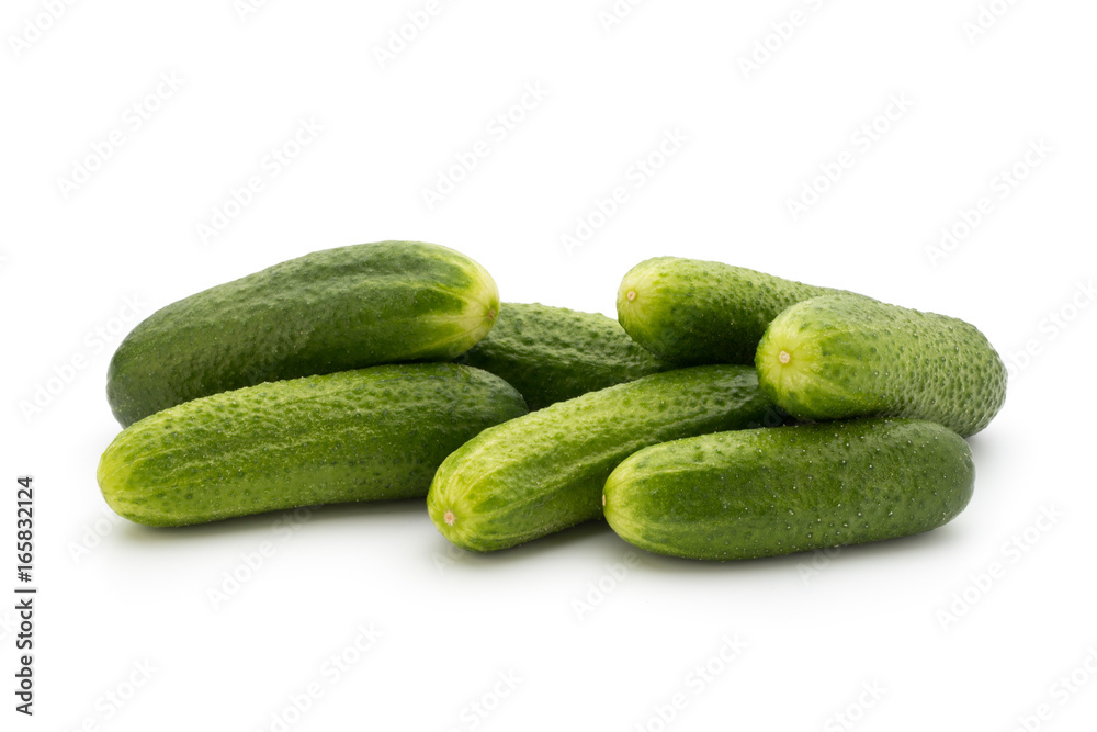 Eco cucumber on white background. Fresh vegetables. Eco cucumber on white background. Fresh vegetables.