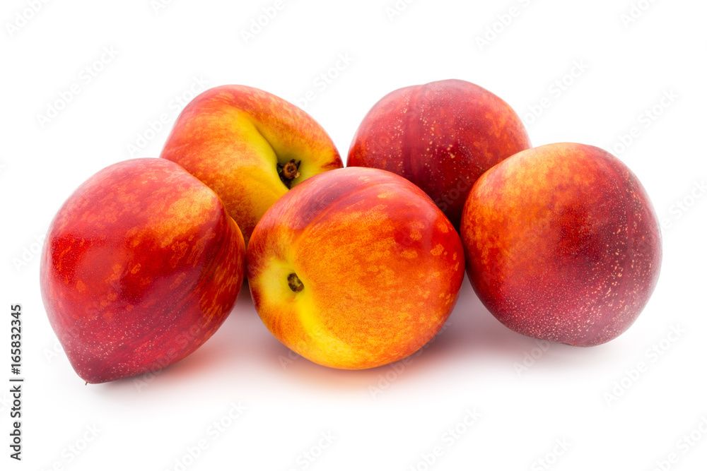 Peach. Fruit with isolated on white background. Peach. Fruit with isolated on white background.