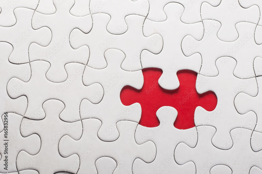 Missing of pieces jigsaw puzzle. Missing of pieces jigsaw puzzle.