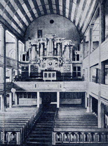 Organ of Bach Church in Arnstadt, on which the Bach played from 1703 to 1707