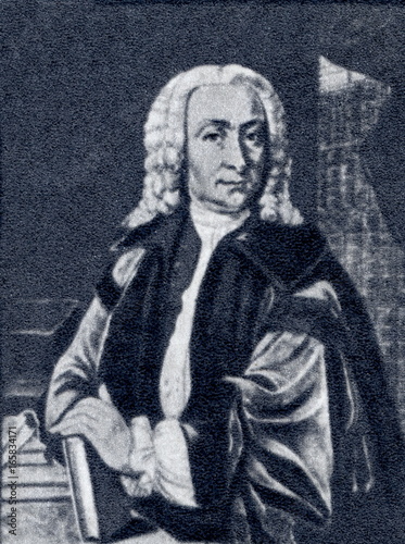 Johann Matthias Gesner (1691 – 1761), German classical scholar and schoolmaster, friend of Johann Sebastian Bach © Juulijs