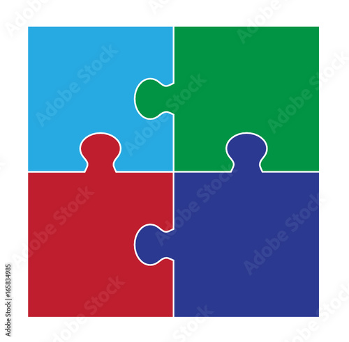 Four Part Square Puzzle