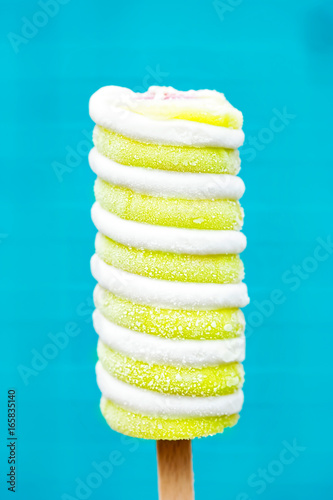 Twister ice cream lollipop on stick 