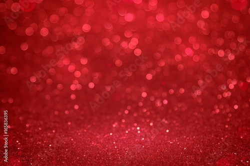 Christmas red bokeh background. The concept of love , Valentine and Christmas' day