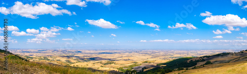 Tavoliere delle Puglie panoramic image plain in Apulia - Foggia province Gargano area