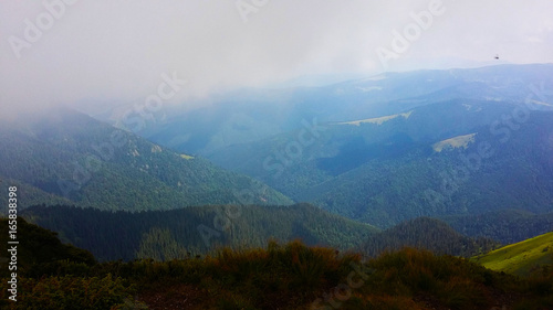 Mountain landscape  summer  tourism