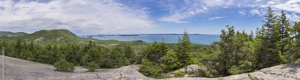View from top of Beehive Trail - Panoramic