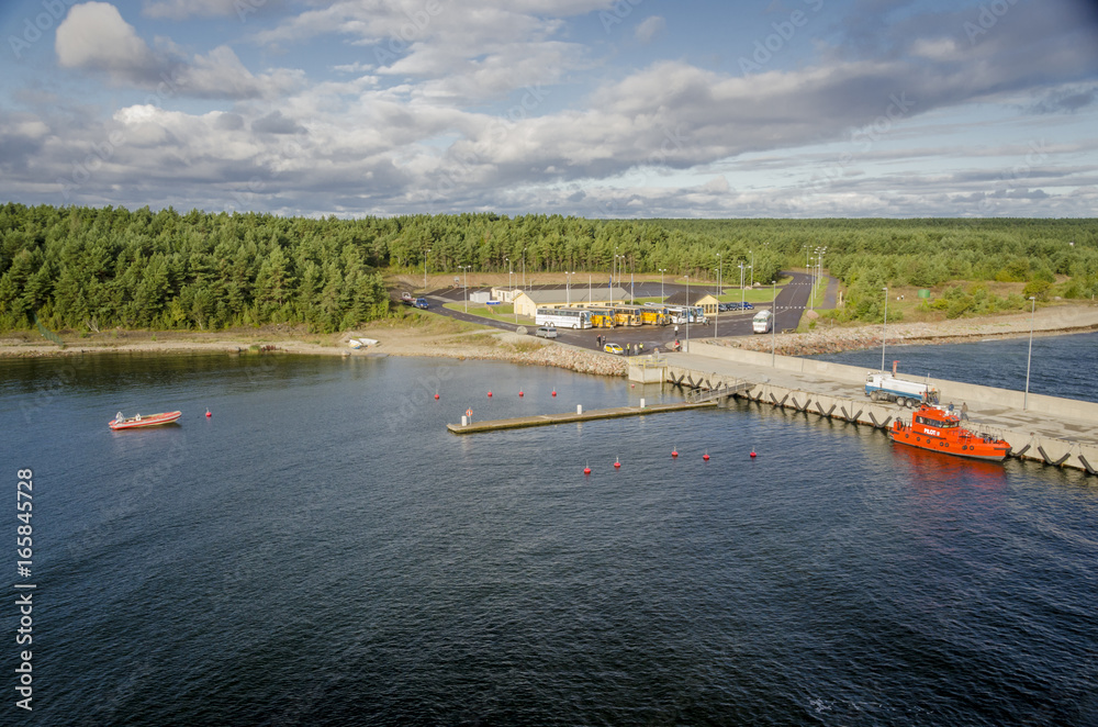Obraz premium Saaremaa Harbour, Estonia