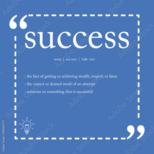 Success definition