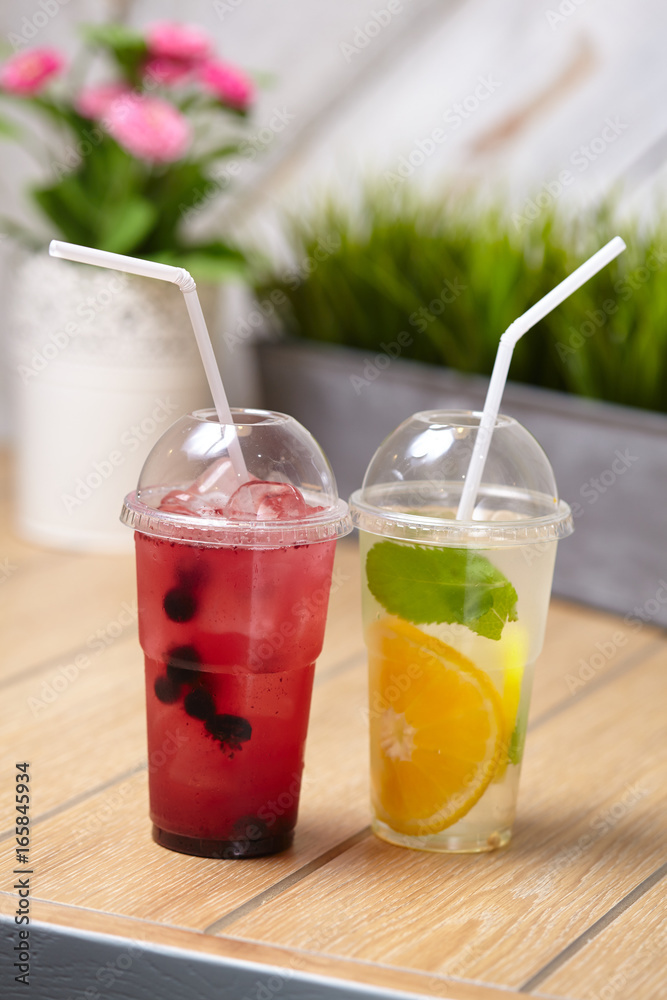 Fototapeta premium summer drink