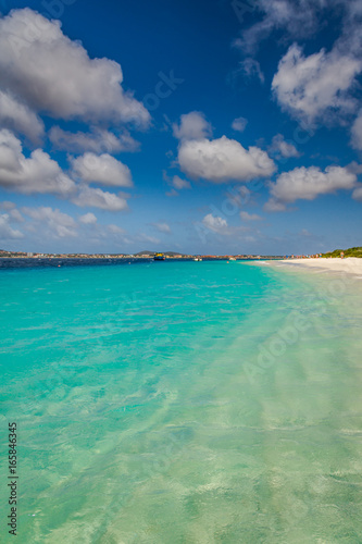 Klein Bonaire Beach, capture in this beautiful island close to the Capital of Bonaire, Kralendijk island of the Netherlands Caribbean, with its paradisiac beaches and water.