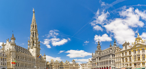 Handdoek met foto Brussel Sfeervol Brussel in België  © Flaviu Boerescu