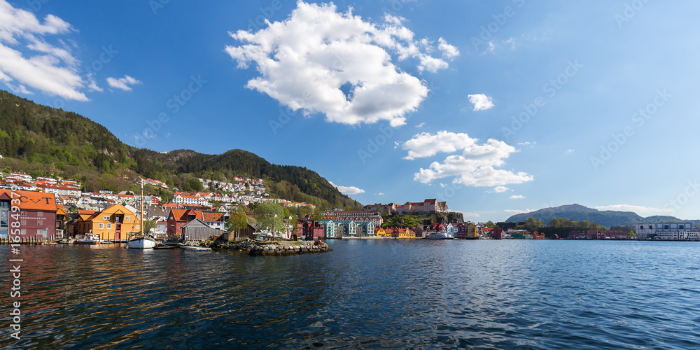 Bergenhus waterfornt, Bergen, Norway