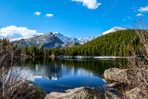 This image was captured at Bear Lake in the Rocky Mountain National Park near Estes Park, Colorado. photo