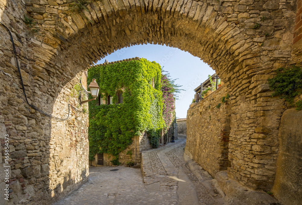 Old medieval town of Peratallada, Spain