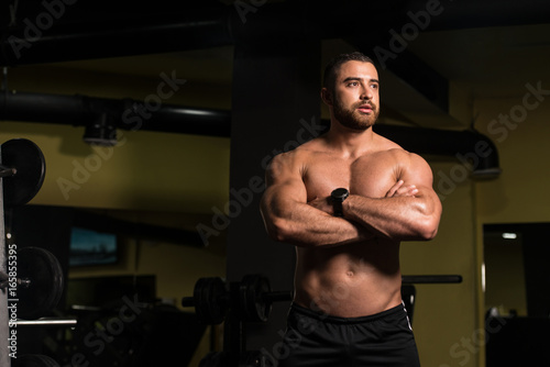 Portrait Of A Physically Fit Muscular Man