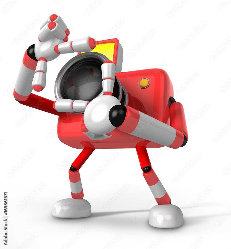 The body language of the shape of the camera shots that Red Camera Character. Create 3D Camera Robot Series. The body language of the shape of the camera shots that Red Camera Character. Create 3D Camera Robot Series.