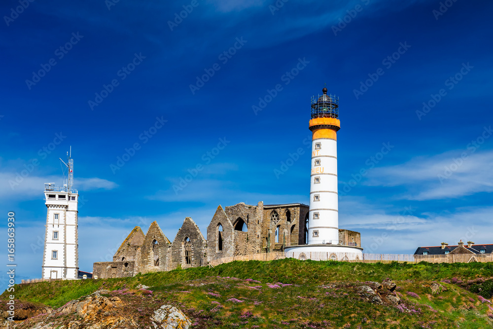 Lighthouse Pointe de Saint-Mathieu, Brittany (Bretagne), France