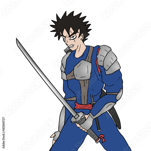 rebel warrior illustration