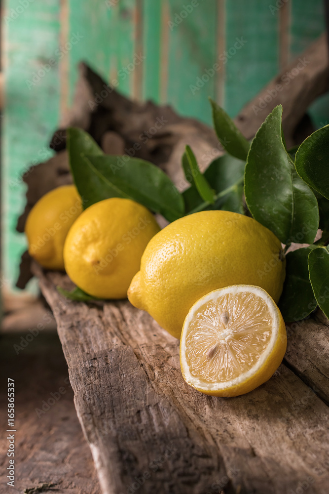 Fresh slice lemon