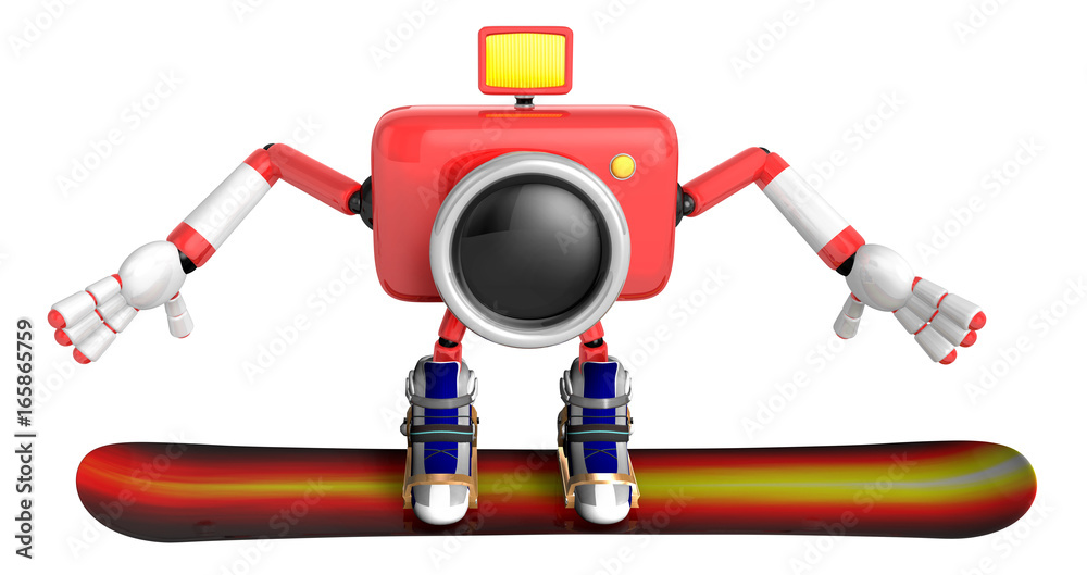 3D red Camera characte the direction of pointing with both hands. Create 3D Camera Robot Series. 3D red Camera characte the direction of pointing with both hands. Create 3D Camera Robot Series.