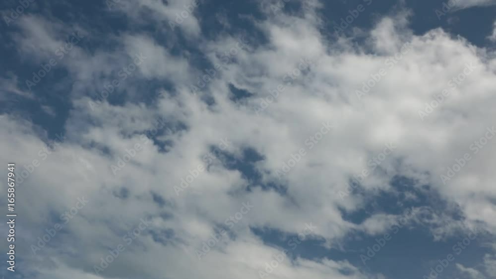 Cloudy blue summer sky high definition time lapse movie. Cloudy blue summer sky high definition time lapse movie.