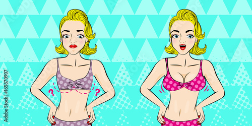 pop of cartoon woman