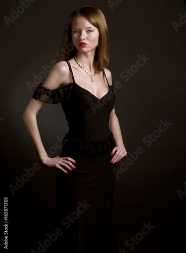 Young glamor woman
